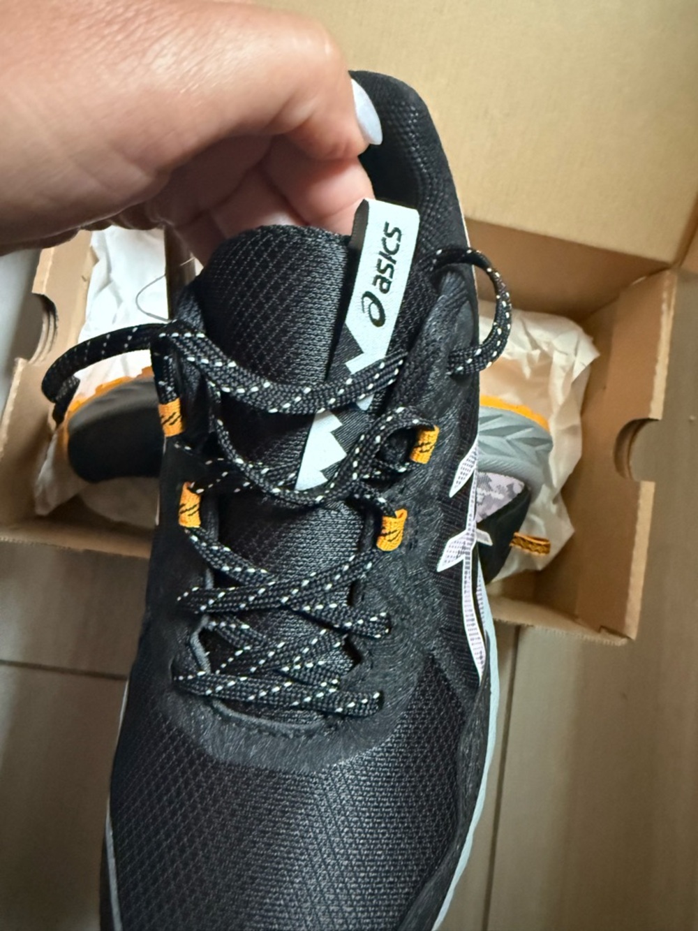 Asics Gel- Venture 10 Black Trail Running Sneakers - Picture 4 of 7